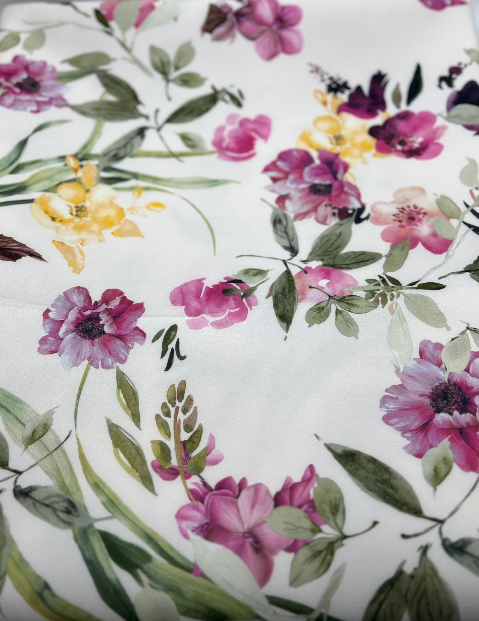 Floral Scuba Foam 3D Scuba Stretch Jersey Fabric 2 Way Stretch - T9 Fabrics